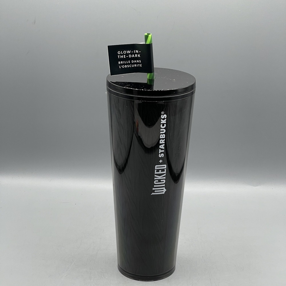 Starbucks Wicked Tumbler 24oz Defy Gravity Elphaba Glow In Dark - Picture 7 of 9